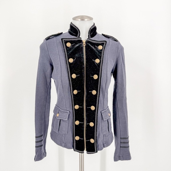 Ralph Lauren Blue and Black Military Blazer - Picture 1 of 8